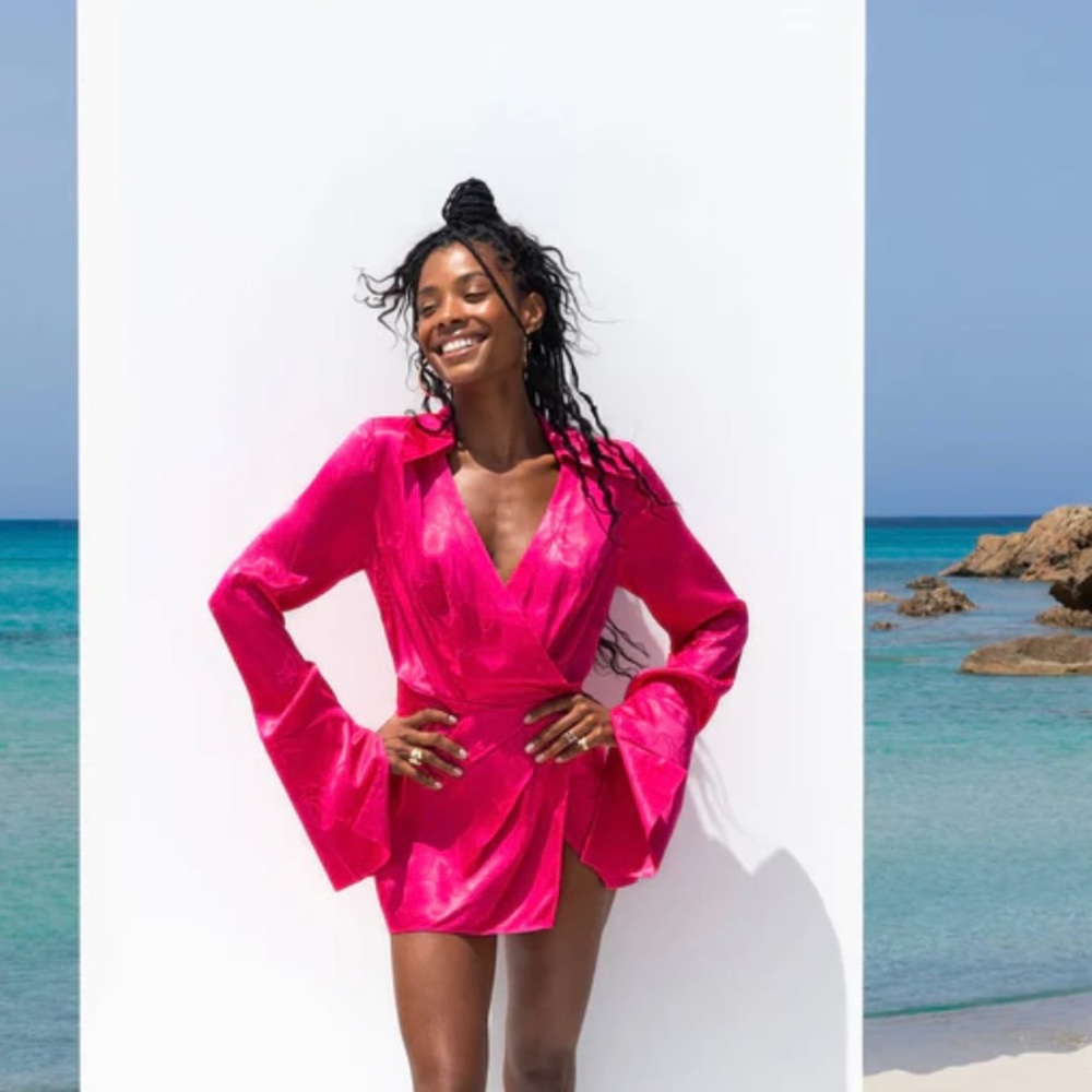 Rat & Boa Paloma dress in pink , new with tags